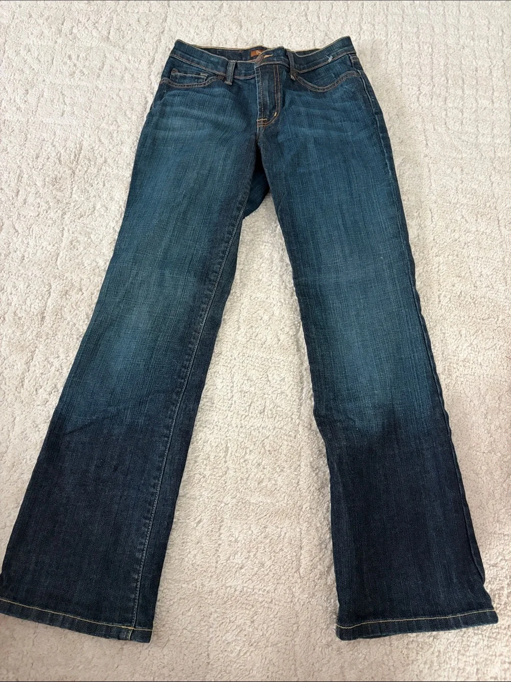 David Kahn Women’s Boot-Cut Jeans in Dark Blue Wash